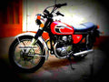 Honda CB 250 1972 1 motorbike A4 Photo Print