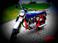 Honda CB 250 1972 3 motorbike A4 Photo Print
