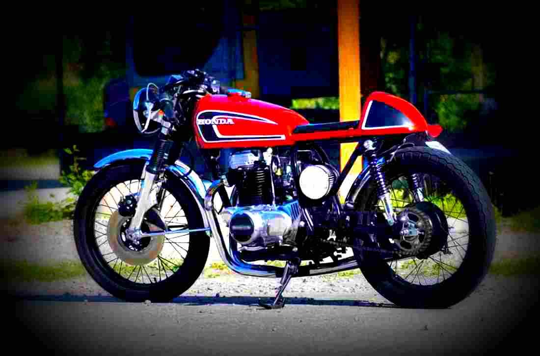 Honda CB 250 K 1 1971 2 motorbike A4 Photo Print