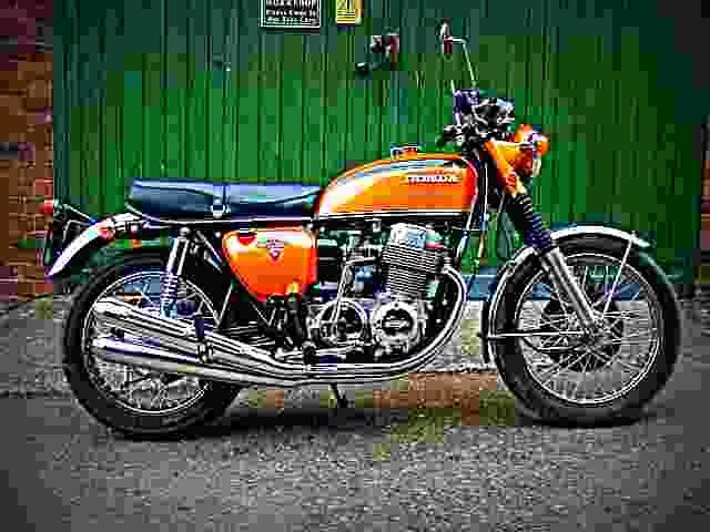 Honda CB 250 K 1 1971 3 motorbike A4 Photo Print