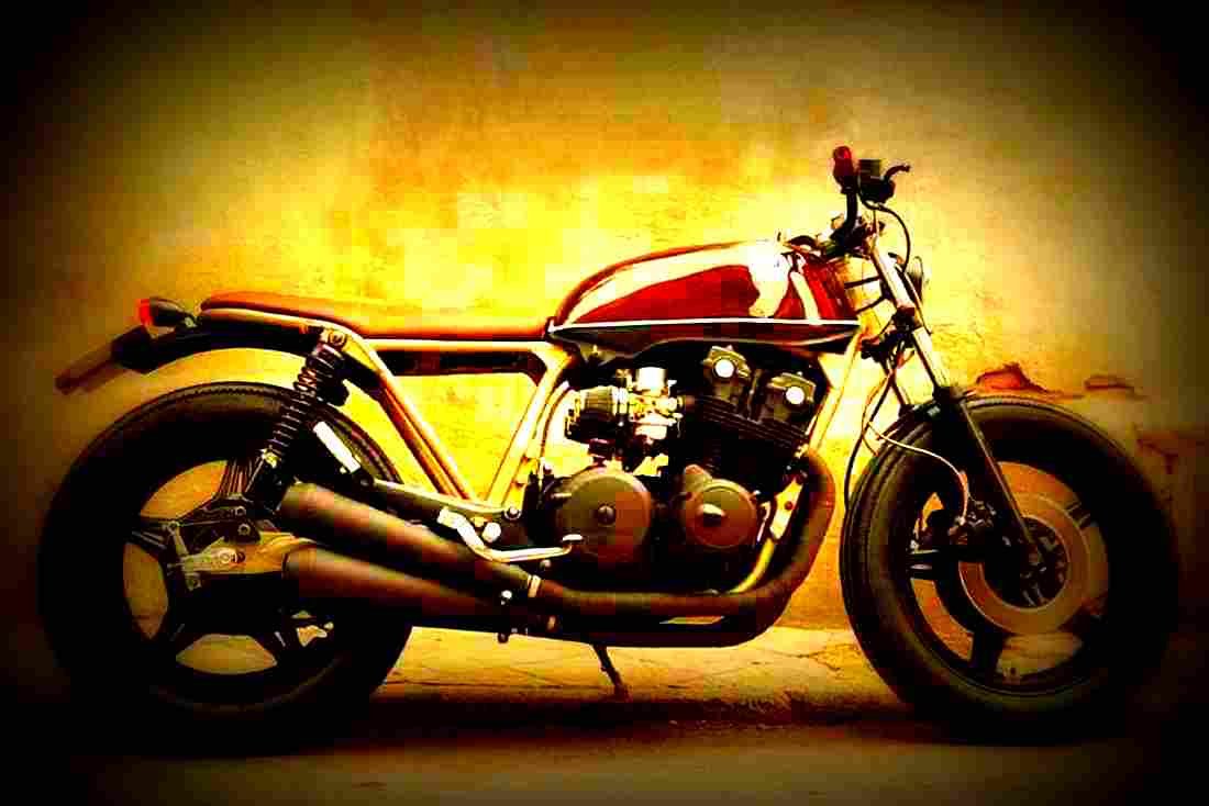 Honda CB 250 N 1978 3 motorbike A4 Photo Print