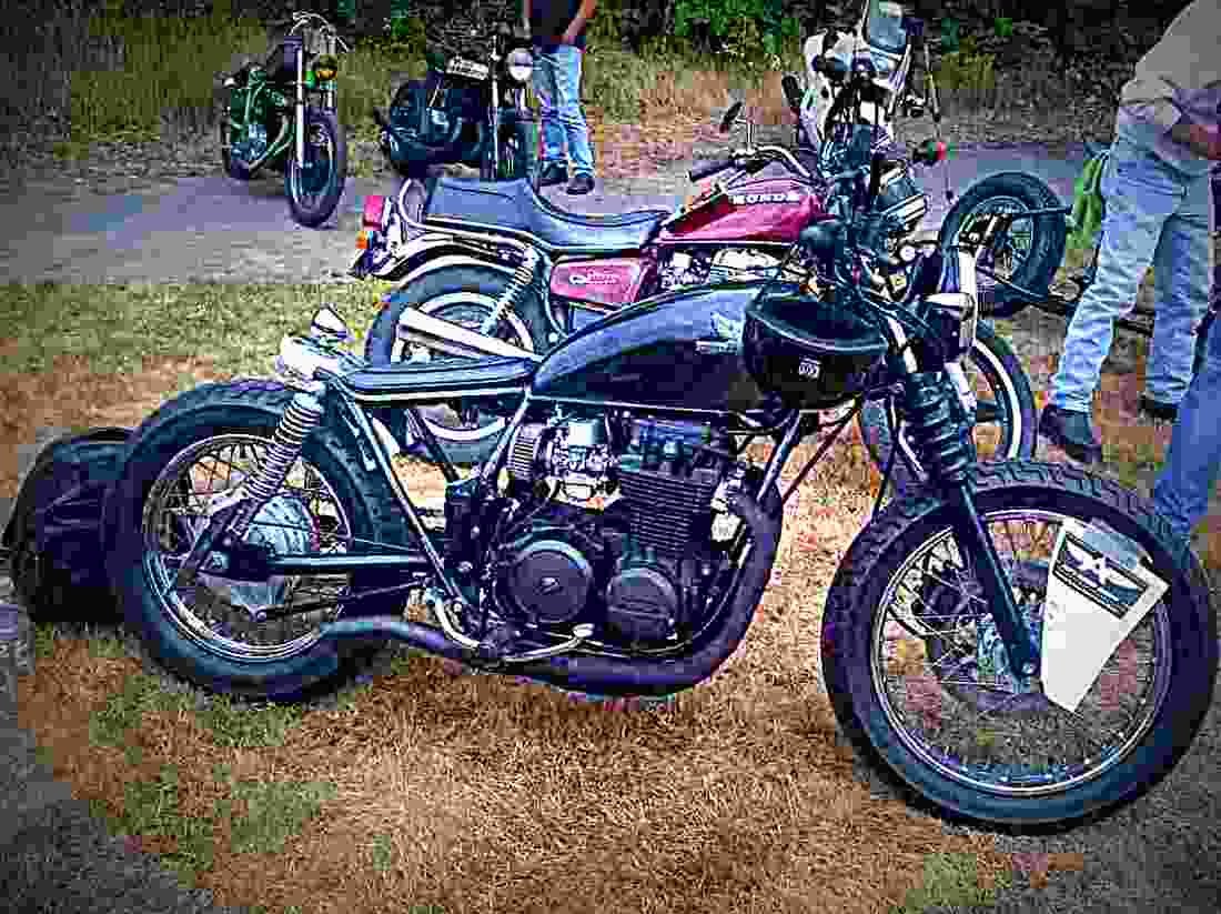 Honda CB 250 N 1983 6 motorbike A4 Photo Print
