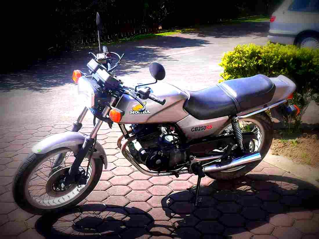 Honda CB 250 N 1984 1 motorbike A4 Photo Print