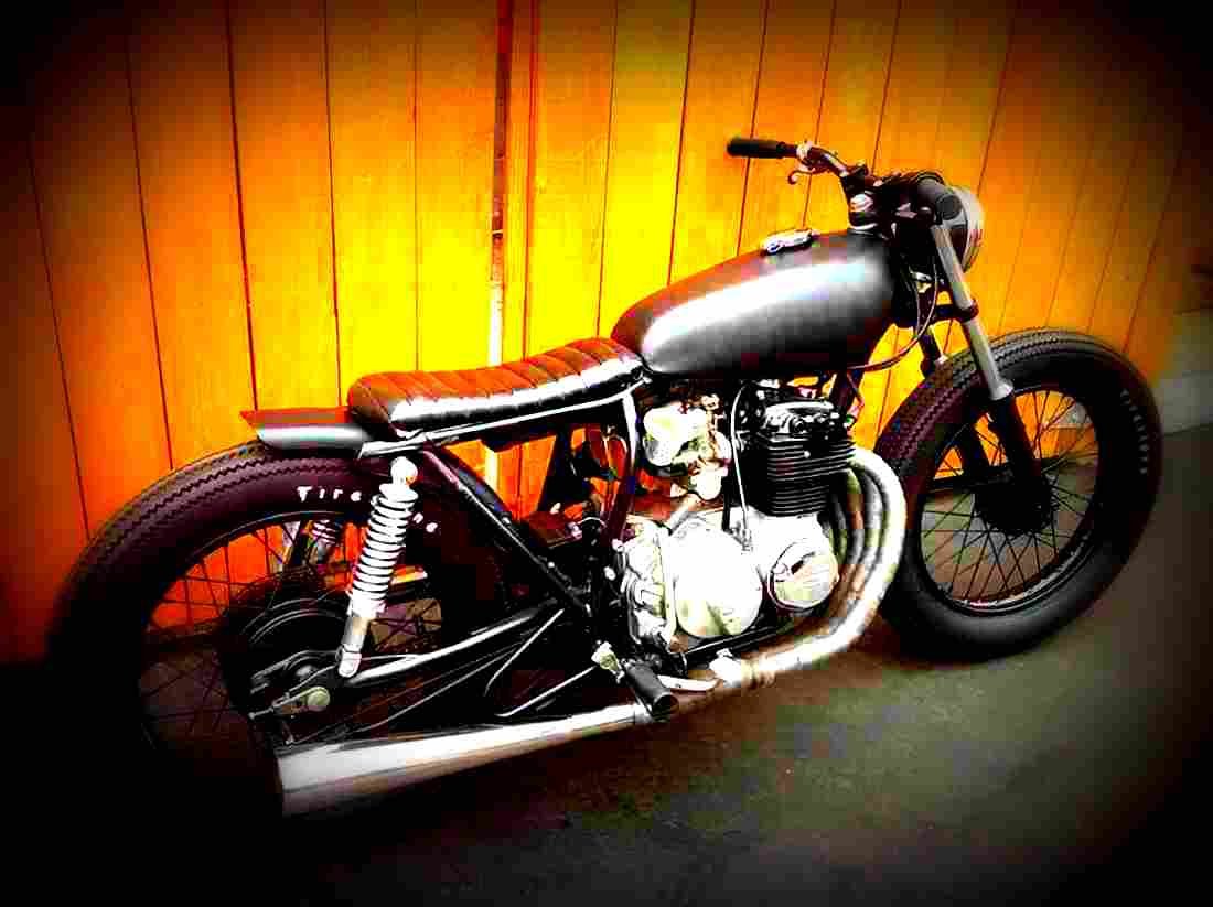 Honda CB 250 N 1984 4 motorbike A4 Photo Print