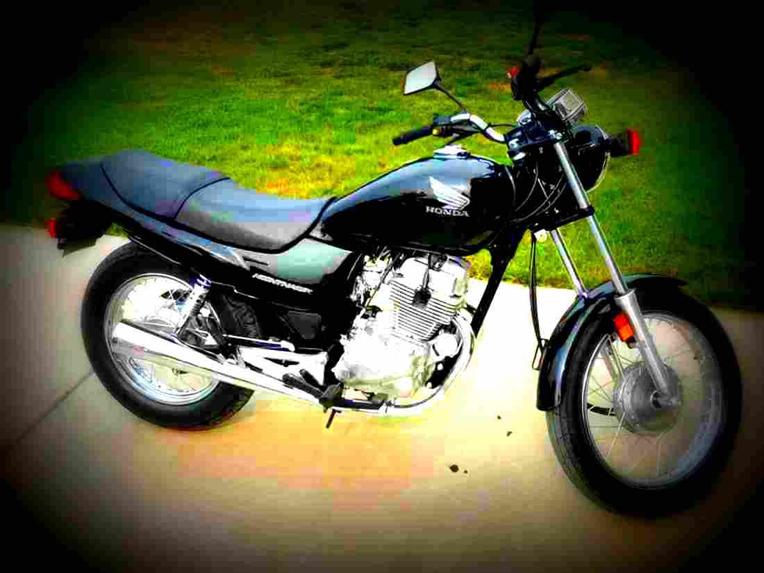 Honda CB 250 Nighthawk 2002 5 motorbike A4 Photo Print