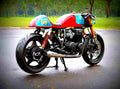 Honda CB 250 RS 1983 6 motorbike A4 Photo Print