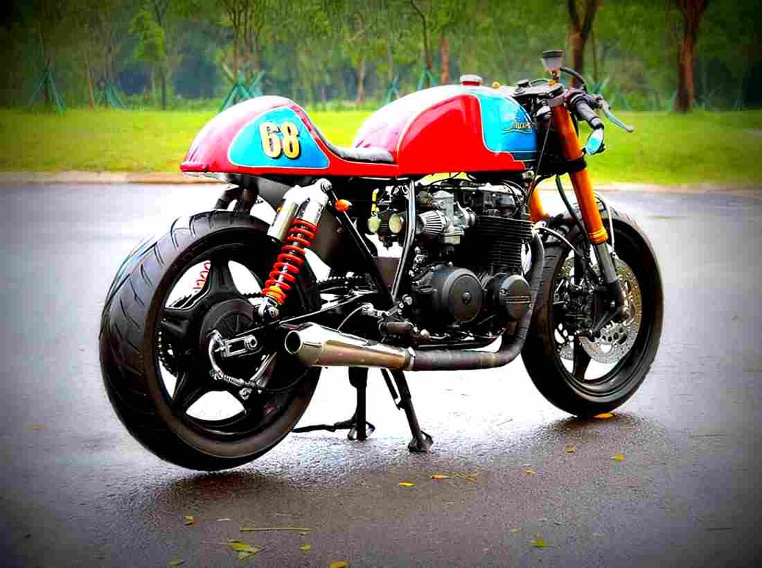 Honda CB 250 RS 1983 6 motorbike A4 Photo Print