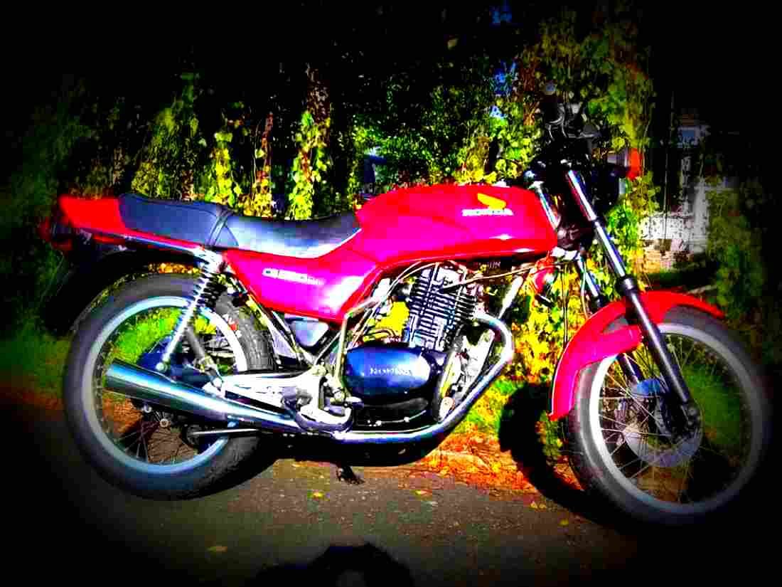 Honda CB 250 RS (reduced effect) 1981 1 motorbike A4 Photo Print