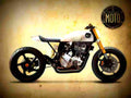 Honda CB 250 RS (reduced effect) 1982 3 motorbike A4 Photo Print