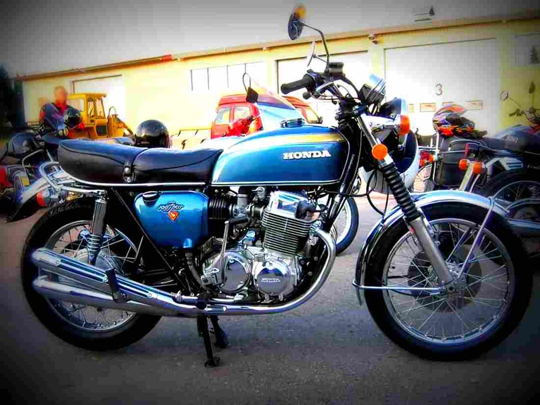 Honda CB 250 RSD 1984 2 motorbike A4 Photo Print