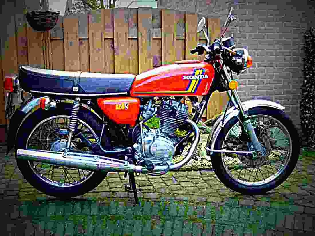Honda CB 250 RSD 1985 2 motorbike A4 Photo Print