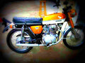 Honda CB 350 1970 4 motorbike A4 Photo Print