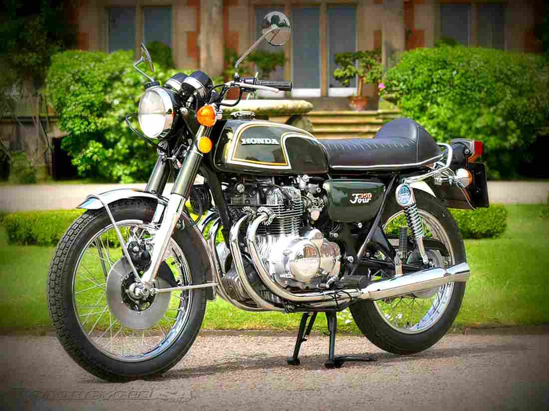 Honda CB 350 1972 6 motorbike A4 Photo Print