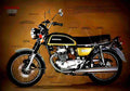 Honda CB 350 1973 4 motorbike A4 Photo Print