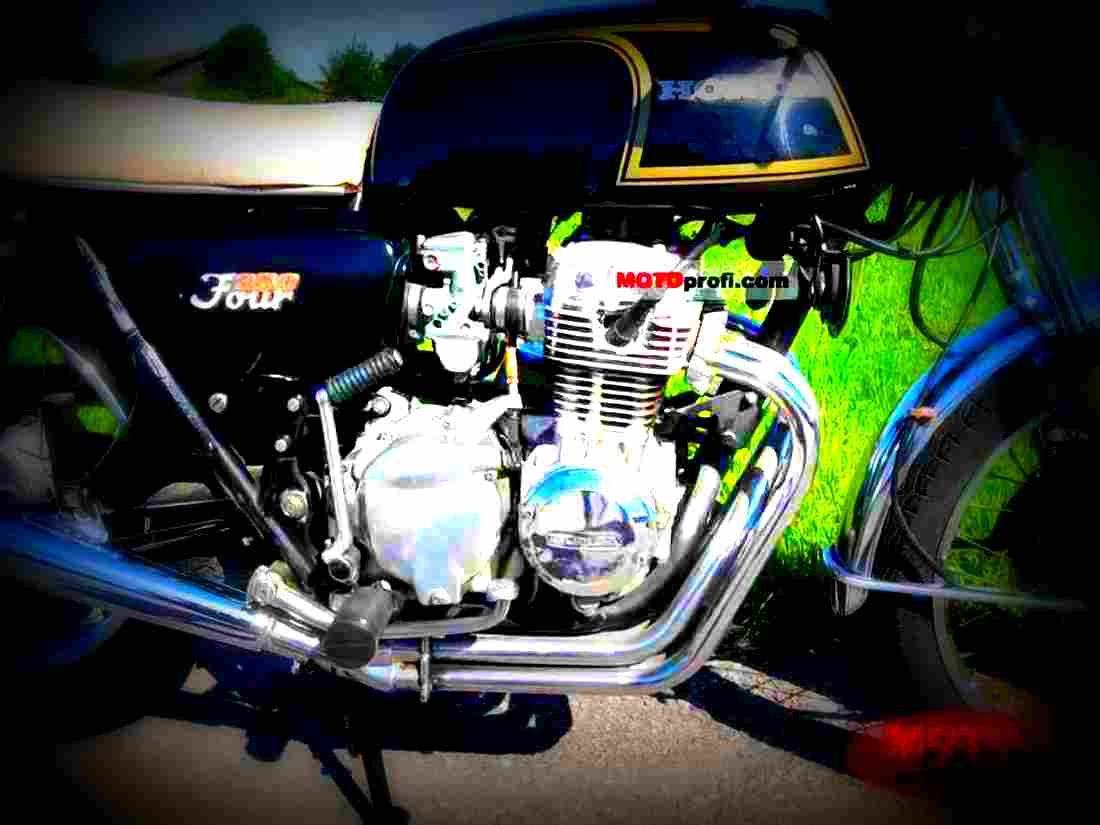 Honda CB 350 F 1973 4 motorbike A4 Photo Print