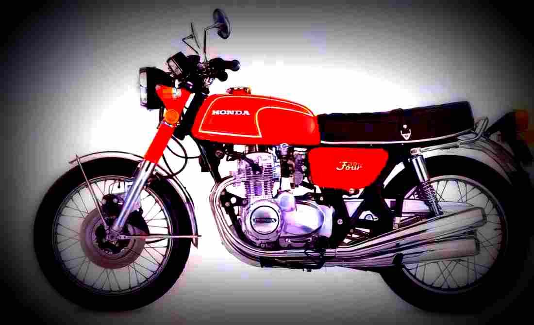 Honda CB 350 F 1974 3 motorbike A4 Photo Print