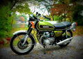 Honda CB 350 disc 1975 2 motorbike A4 Photo Print