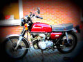 Honda CB 350 disc 1975 3 motorbike A4 Photo Print