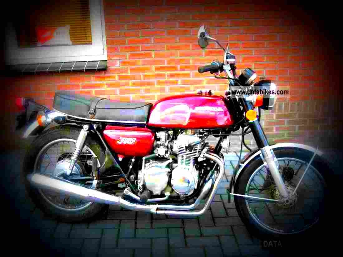 Honda CB 350 disc 1975 6 motorbike A4 Photo Print