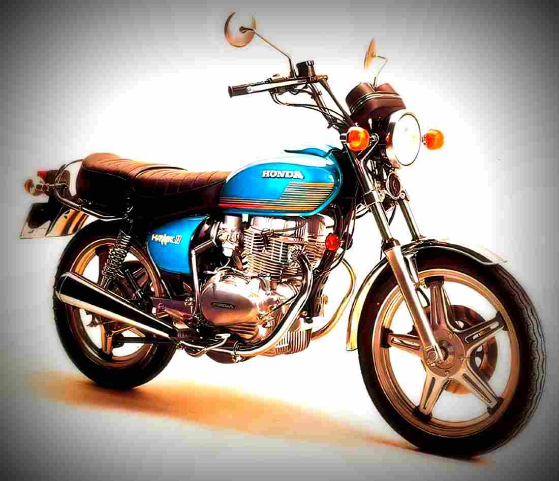 Honda CB 400 A 1978 1 motorbike A4 Photo Print