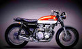 Honda CB 400 F 1975 1 motorbike A4 Photo Print