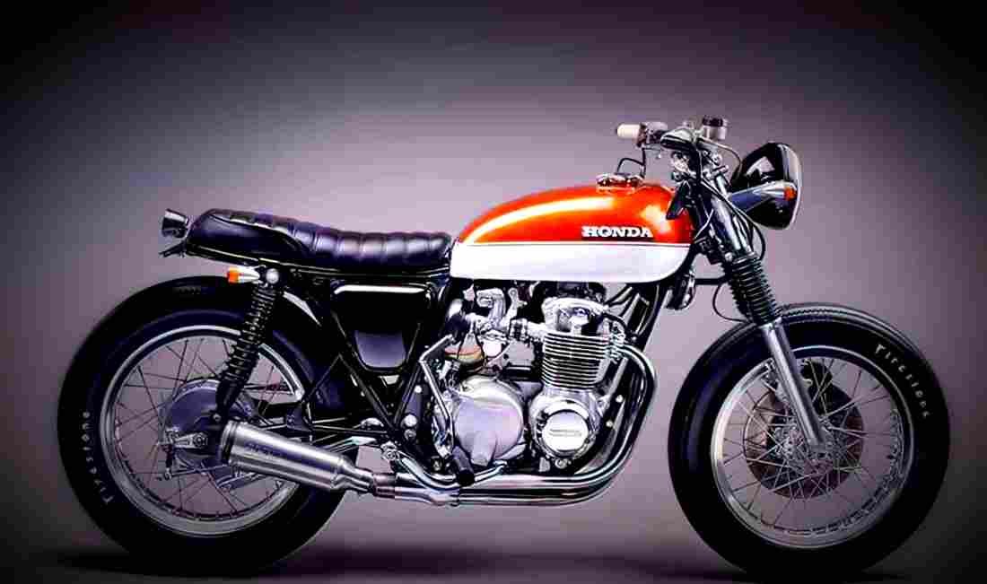 Honda CB 400 F 1975 1 motorbike A4 Photo Print