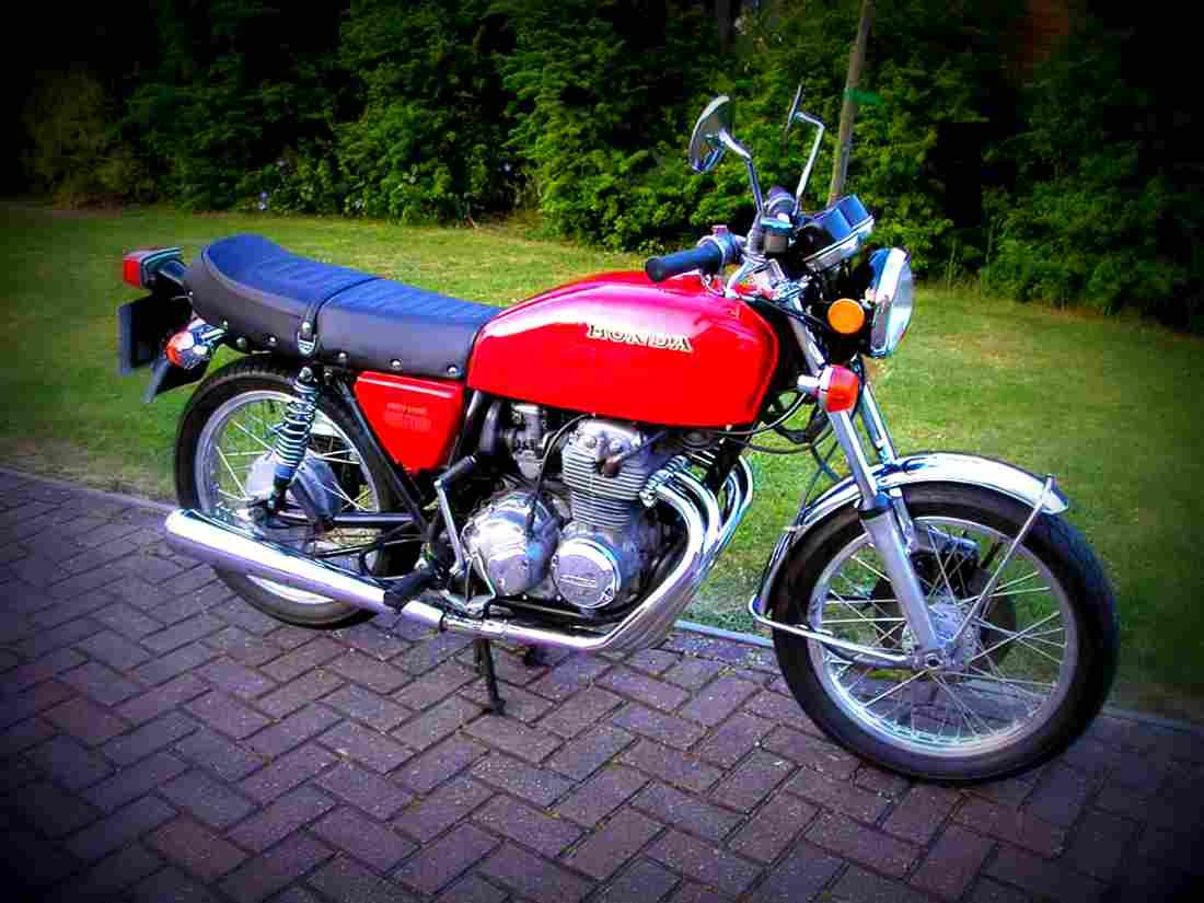 Honda CB 400 N 1978 2 motorbike A4 Photo Print