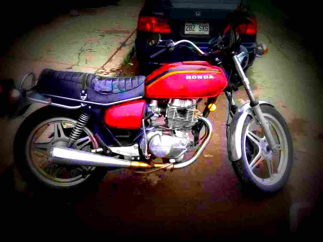 Honda CB 400 N 1979 3 motorbike A4 Photo Print