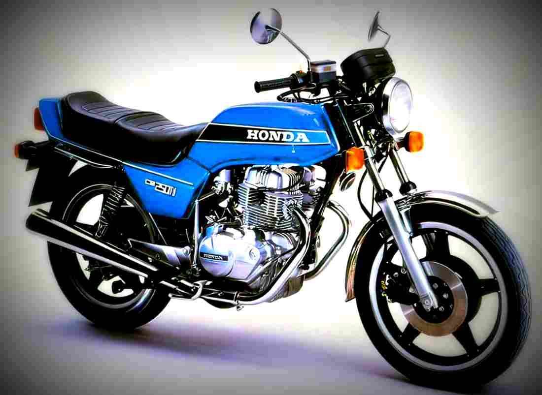 Honda CB 400 N 1980 6 motorbike A4 Photo Print