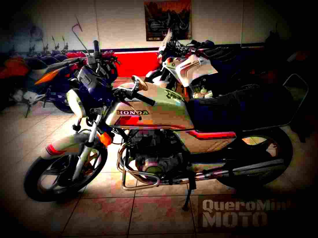 Honda CB 400 N 1983 3 motorbike A4 Photo Print