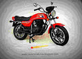 Honda CB 400 N 1983 6 motorbike A4 Photo Print