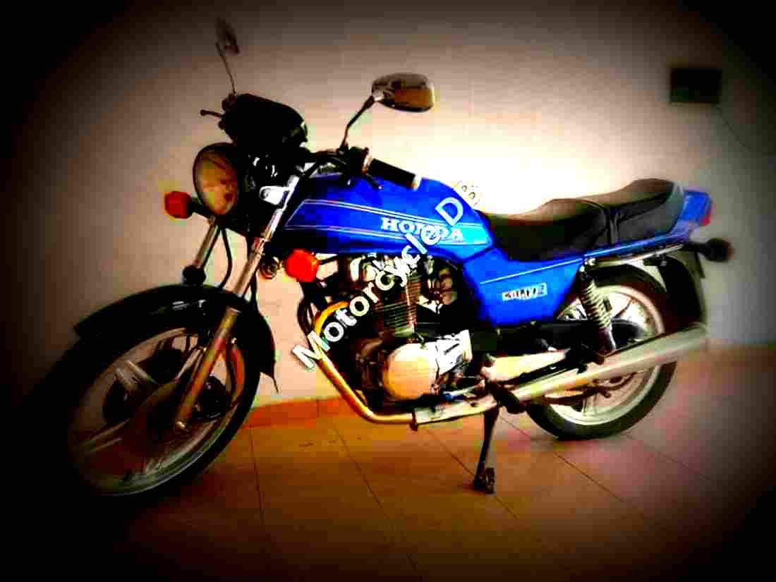 Honda CB 400 N (reduced effect) 1982 3 motorbike A4 Photo Print