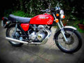 Honda CB 400 N (reduced effect) 1983 3 motorbike A4 Photo Print