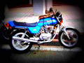 Honda CB 400 N (reduced effect) 1983 4 motorbike A4 Photo Print
