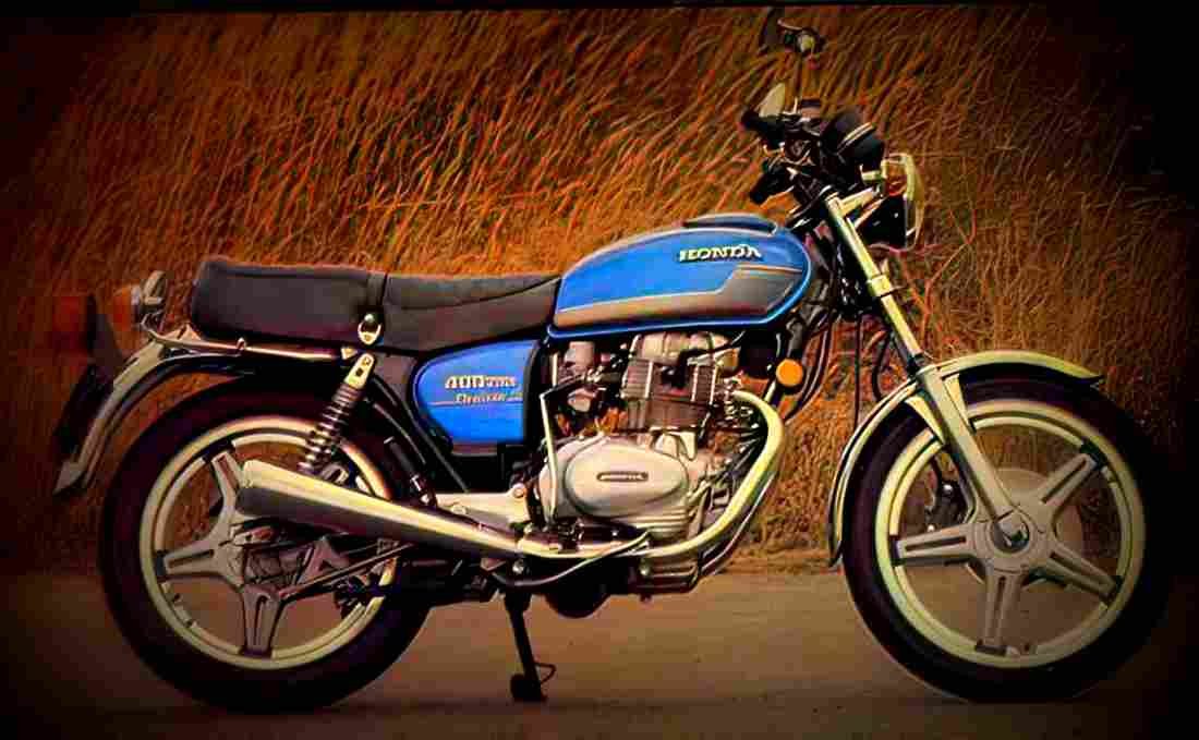 Honda CB 400 T 1978 3 motorbike A4 Photo Print
