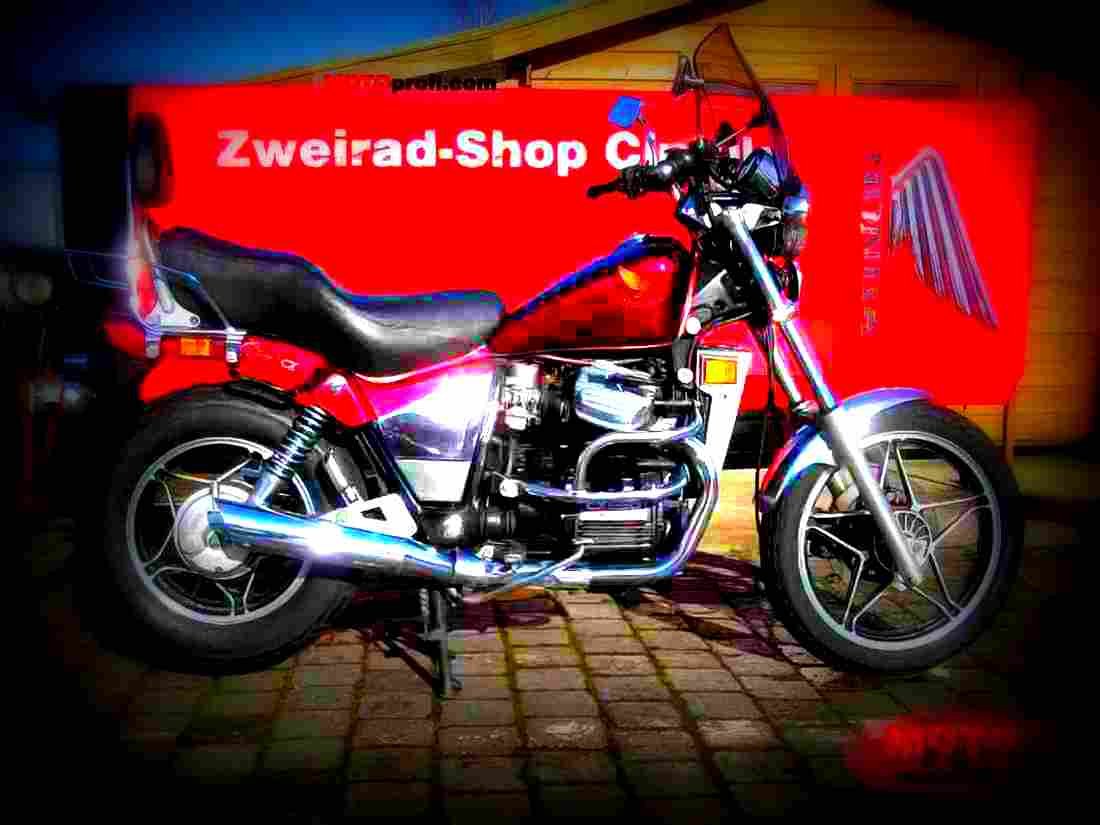 Honda CB 450 N (reduced effect) 1984 2 motorbike A4 Photo Print