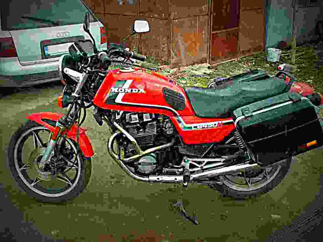 Honda CB 450 N (reduced effect) 1984 3 motorbike A4 Photo Print