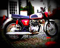 Honda CB 450 N (reduced effect) 1985 2 motorbike A4 Photo Print