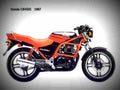 Honda CB 450 S 1990 1 motorbike A4 Photo Print