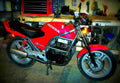 Honda CB 450 S 1990 2 motorbike A4 Photo Print
