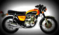 Honda CB 450 S (reduced effect) 1986 5 motorbike A4 Photo Print