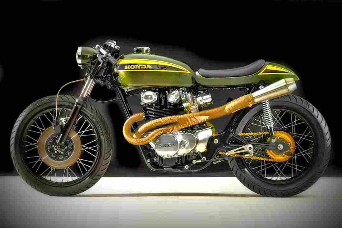 Honda CB 450 disc 1973 2 motorbike A4 Photo Print