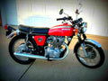 Honda CB 450 disc 1974 4 motorbike A4 Photo Print