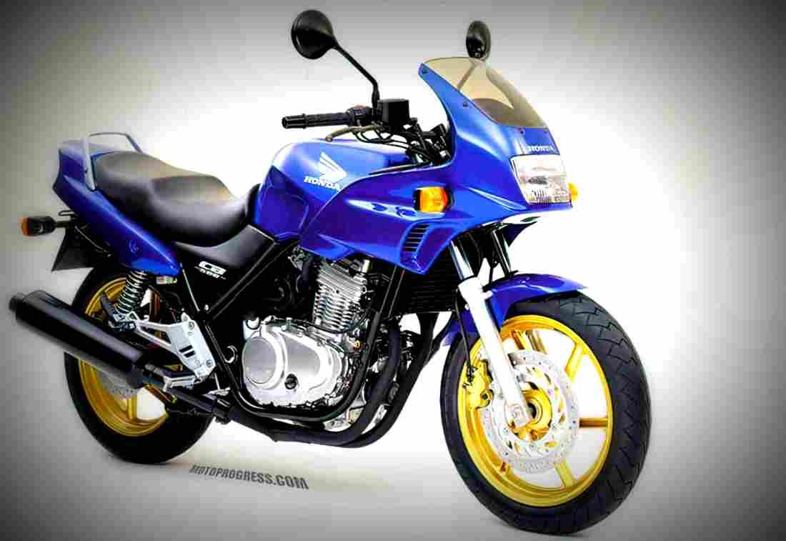 Honda CB 500 2003 5 motorbike A4 Photo Print