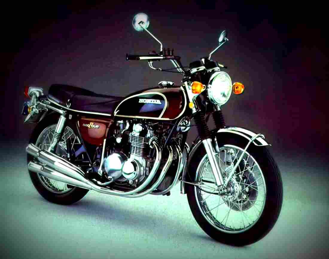 Honda CB 500 F 1973 1 motorbike A4 Photo Print