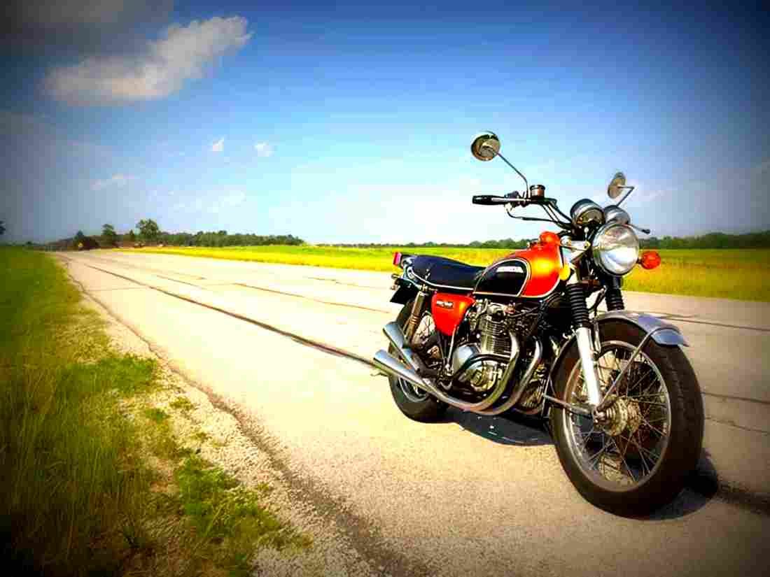 Honda CB 500 F 1974 5 motorbike A4 Photo Print