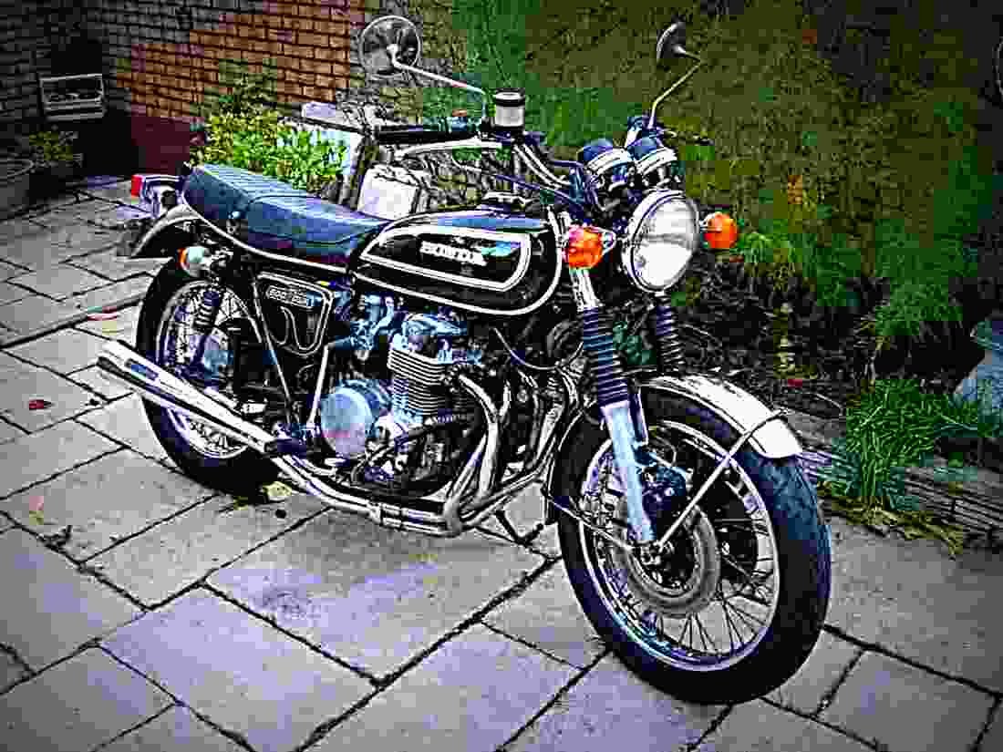 Honda CB 500 F 1977 4 motorbike A4 Photo Print