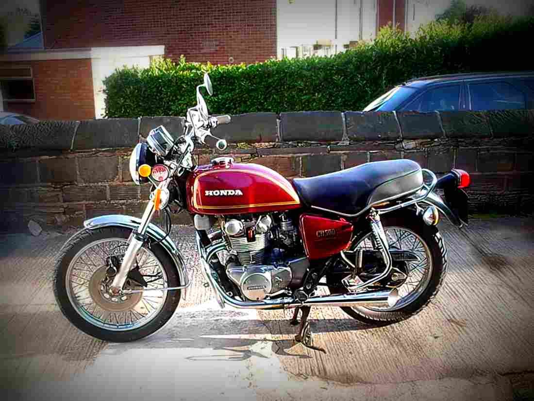Honda CB 500 T 1978 3 motorbike A4 Photo Print