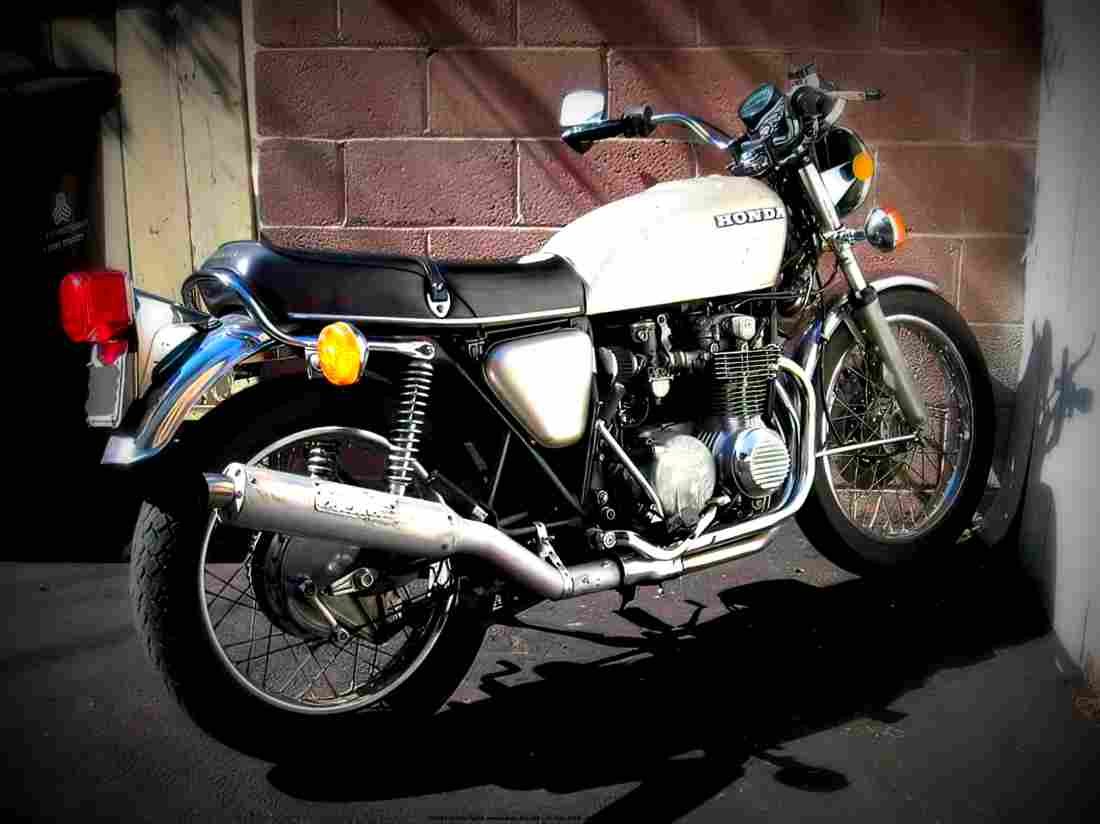 Honda CB 550 F 2 1978 1 motorbike A4 Photo Print