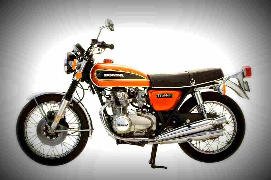 Honda CB 550 SS 1975 4 motorbike A4 Photo Print